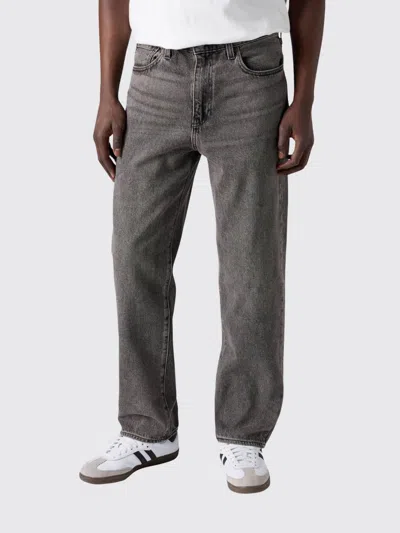 Levi's 568™ Straight Leg Jeans In Cotton Denim In Gray