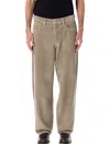 Levi's Levi S 578 Baggy Beige Corduroy Pants In Brown