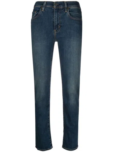 Levi's 724 High Rise Straight Blue Swell Clothing
