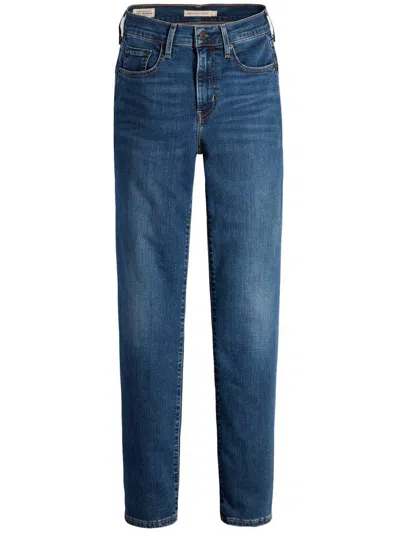 LEVI'S LEVI'S 724 HIGH RISE STRAIGHT BLUE WAVE DARK