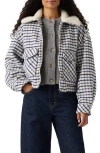 Levi's Shrunken '90s Wool Trucker Jacket In Multi