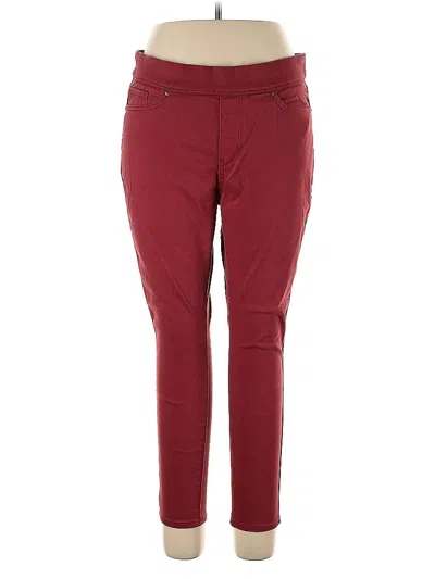Pre-owned Levi's Active Pants In Burgundy