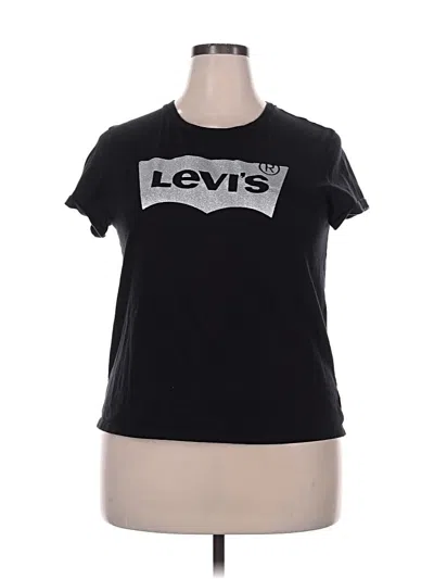 Pre-owned Levi's Active T-shirt In Black