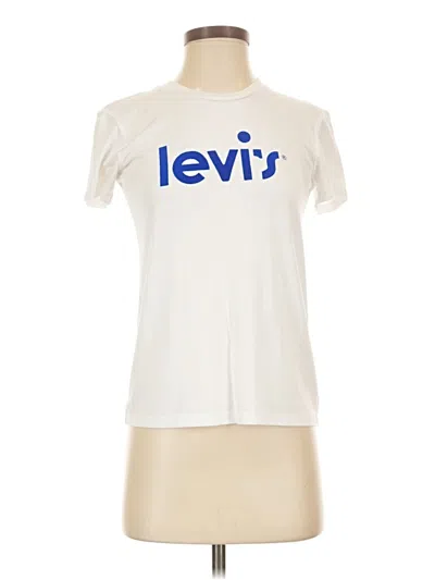 Pre-owned Levi's Active T-shirt In Ivory
