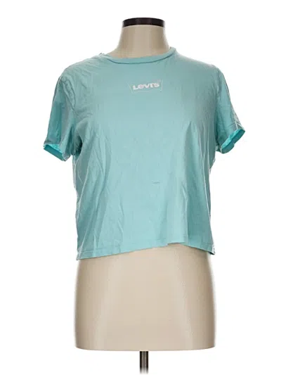 Pre-owned Levi's Active T-shirt In Teal