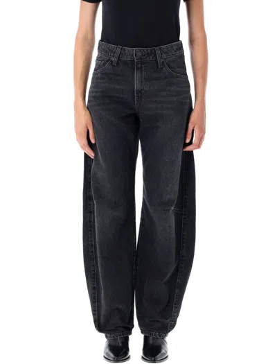 Levi's Baggy Dad Barrel Jeans In Black