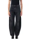 Levi's Baggy Dad High Rise Barrel Jeans In Rebel Edge In Blue