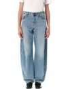 Levi's Baggy Dad Barrel Jeans In Blue