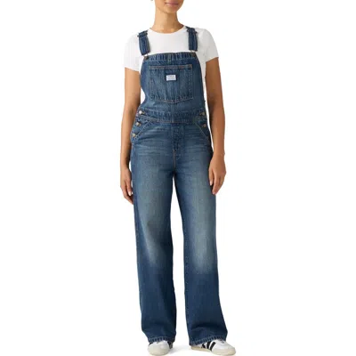 Levi's Baggy Denim Overalls In Black