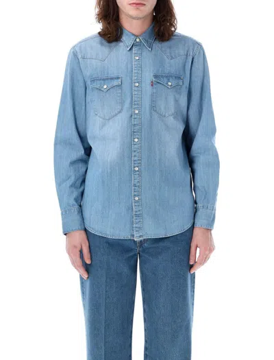 Levi's Barstow Western Shirt In Blue