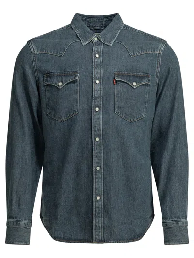 Levi's "barstow Western Shirt" Casual Shirt In Blue