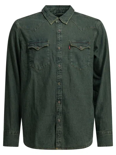 Levi's "barstow Western Shirt" Casual Shirt In Black