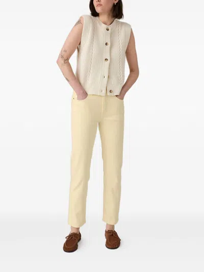 Levi's Beige Cotton Polyester Elastane Jeans In Black