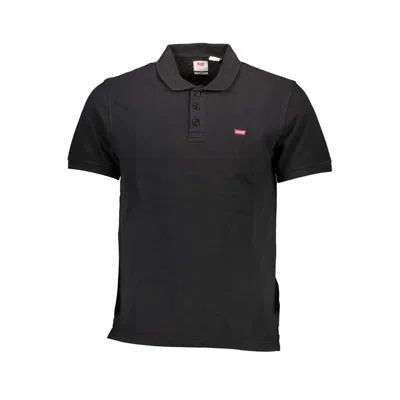 Levi's Black Cotton Polo Men's Shirt