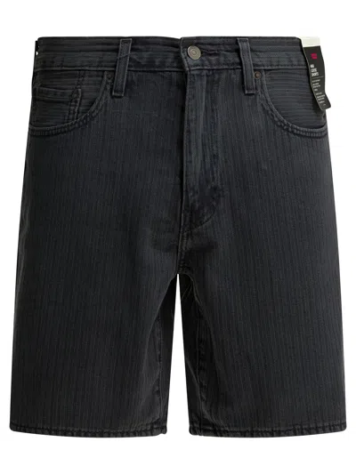 Levi's Black Cotton Shorts