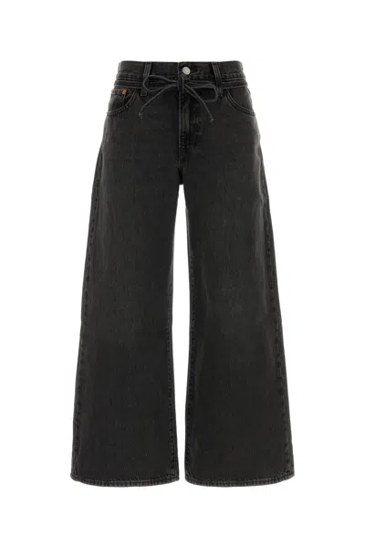 Levi's Black Denim Xl Straight Jeans