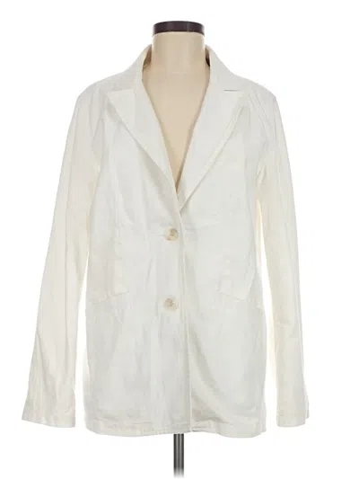 Pre-owned Levi's Blazer Jacket In White