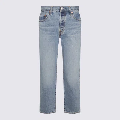 Levi's Blue Cotton 501 Jeans
