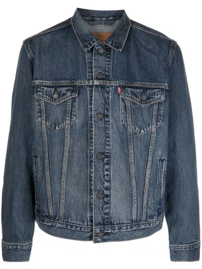 LEVI'S LEVI'S BLUE COTTON DENIM JACKET