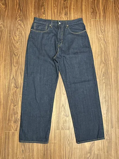Pre-owned Levi's Blue Tab Marker Loose Raw Selvedge Jeans