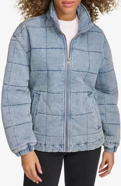 Levi's Box Quilted Water Resistant Cotton Jacket In Multi