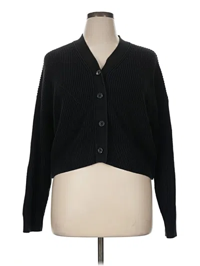 Pre-owned Levi's Cardigan Sweater In Black