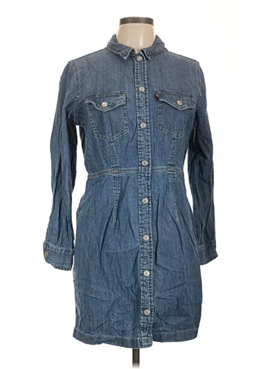Pre-owned Levi's Casual Dress In Blue