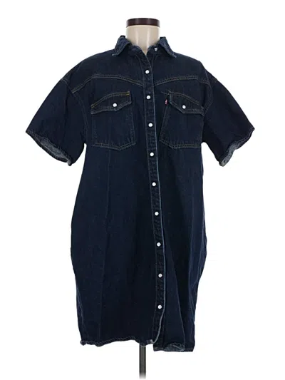 Pre-owned Levi's Casual Dress In Blue