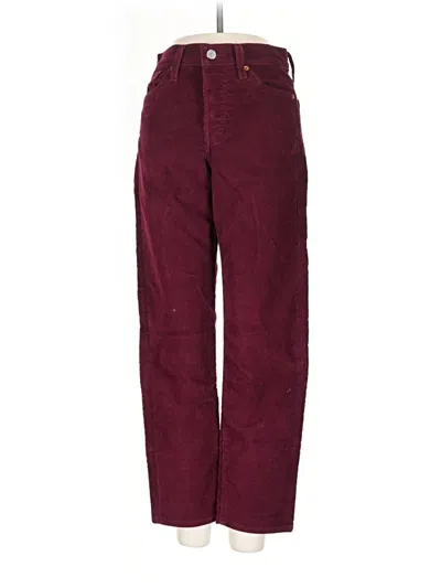 Pre-owned Levi's Casual Pants In Burgundy