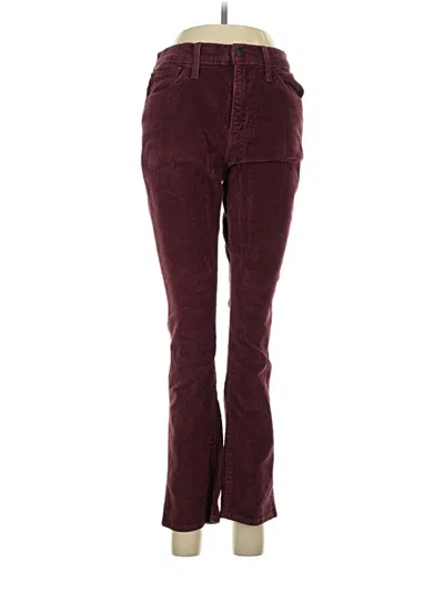 Pre-owned Levi's Casual Pants In Burgundy