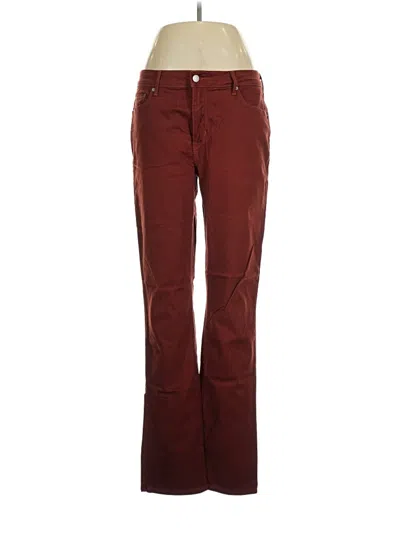 Pre-owned Levi's Casual Pants In Burgundy