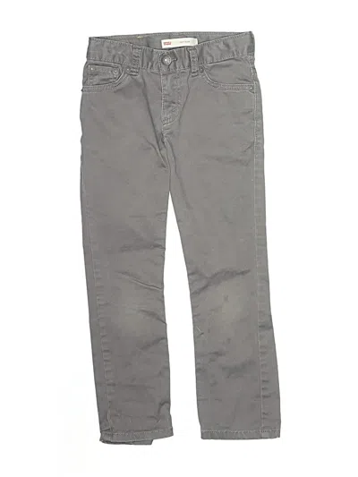 Pre-owned Levi's Kids'  Casual Pants In Gray