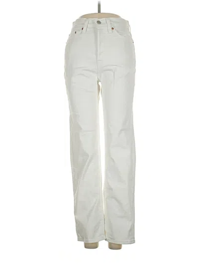 Pre-owned Levi's Casual Pants In Ivory