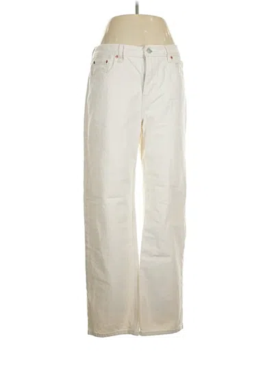 Pre-owned Levi's Casual Pants In Ivory