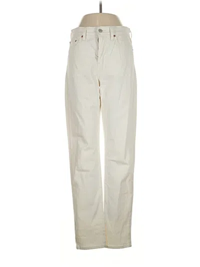 Pre-owned Levi's Casual Pants In Ivory