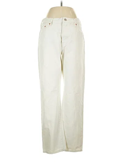 Pre-owned Levi's Casual Pants In Ivory