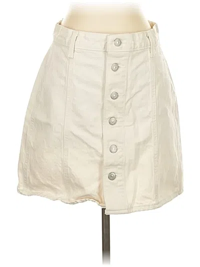 Pre-owned Levi's Casual Skirt In White