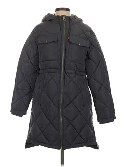 Pre-owned Levi's Coat In Black