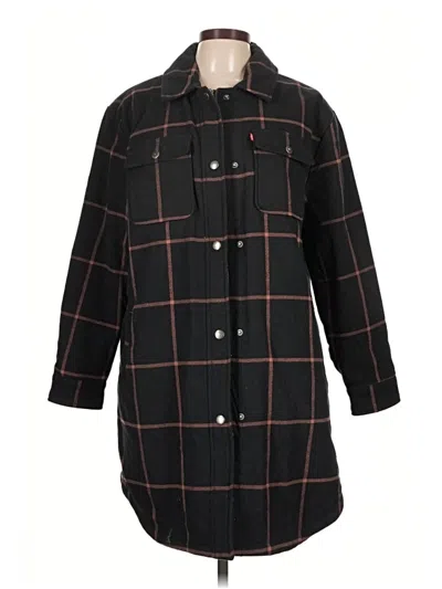 Pre-owned Levi's Coat In Black