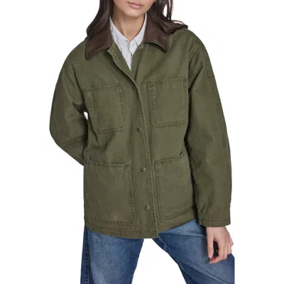 Levi's Contrast Collar Field Jacket In Metallic