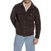 Levi's Corduroy Insulated Zip-up Jacket In Brown