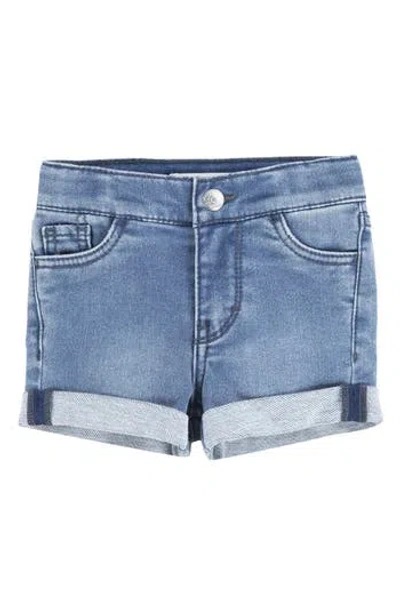 Levi's Babies'  Core Girlfriend Denim Shorts In Blue