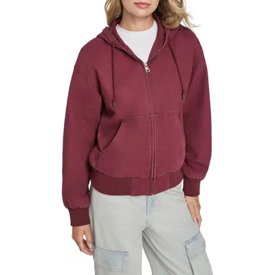 Levi's Cotton Zip Work Hoodie In Green