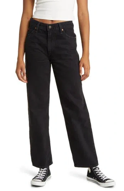 Levi's Baggy Dad Barrel Jeans In Black