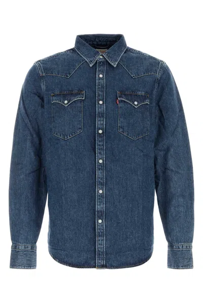 Levi's Denim Barstow Western Shirt In Blue
