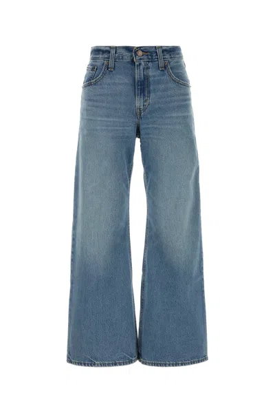 Levi's Denim Bootcut Loose Jeans In Blue