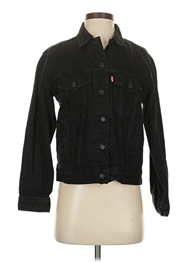 Pre-owned Levi's Denim Jacket In Black