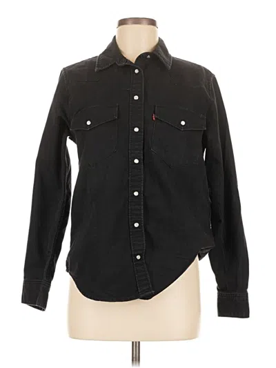 Pre-owned Levi's Denim Jacket In Black