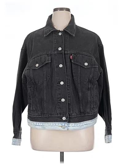 Pre-owned Levi's Denim Jacket In Black