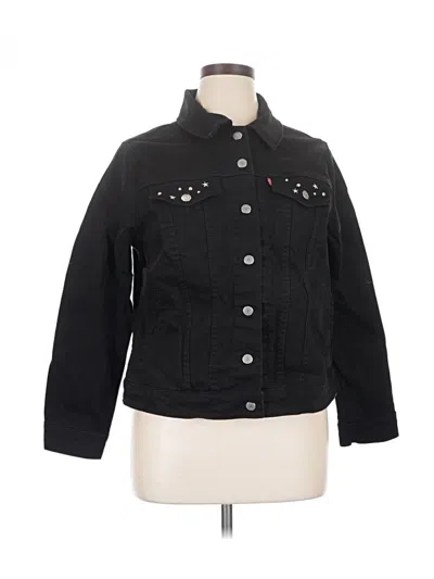 Pre-owned Levi's Denim Jacket In Black